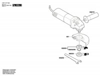 Bosch 0 601 377 503 Gws 850 C Angle Grinder 230 V / Eu Spare Parts